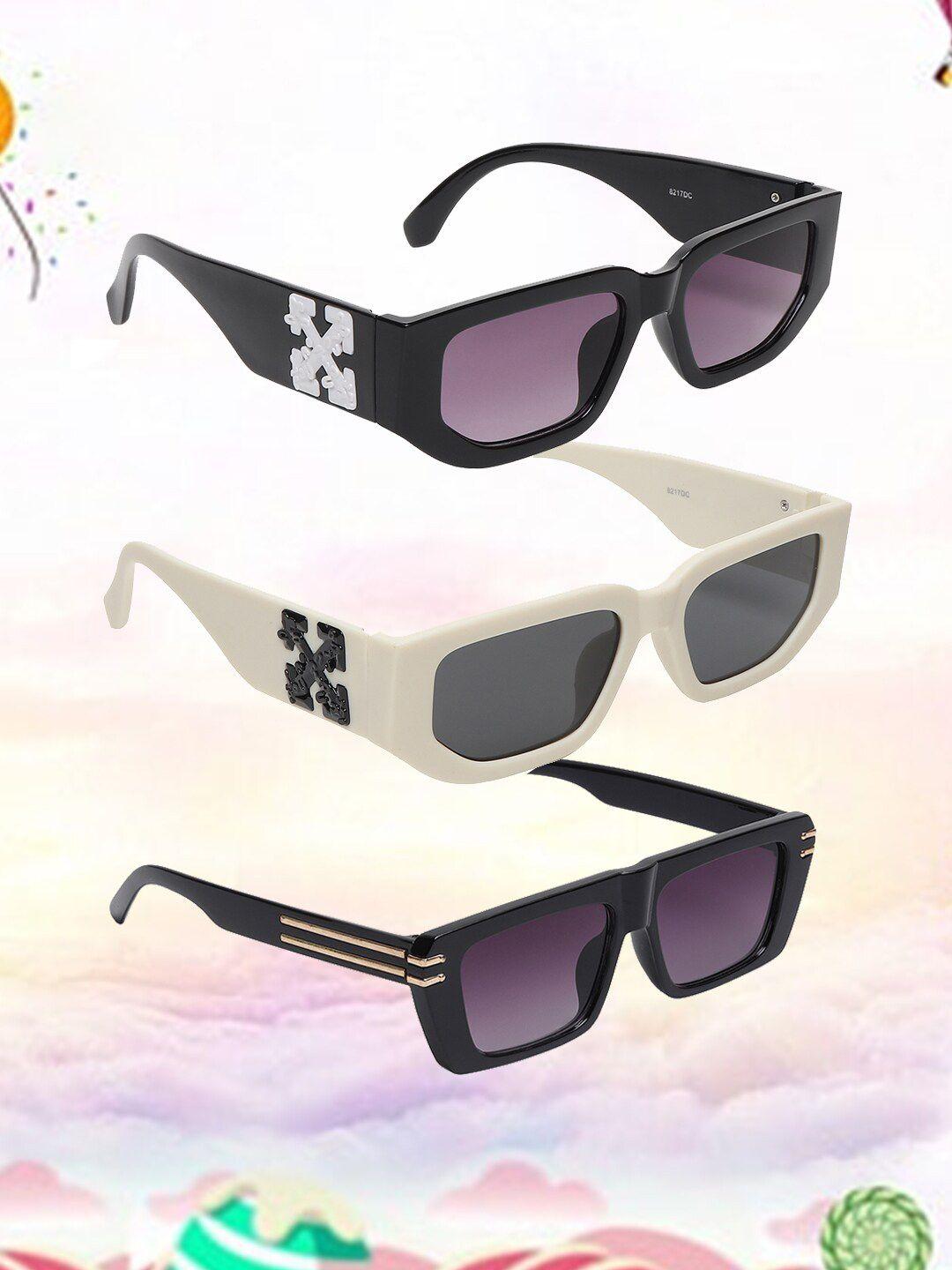 epicink hob unisex rectangle sunglasses with uv protected lens