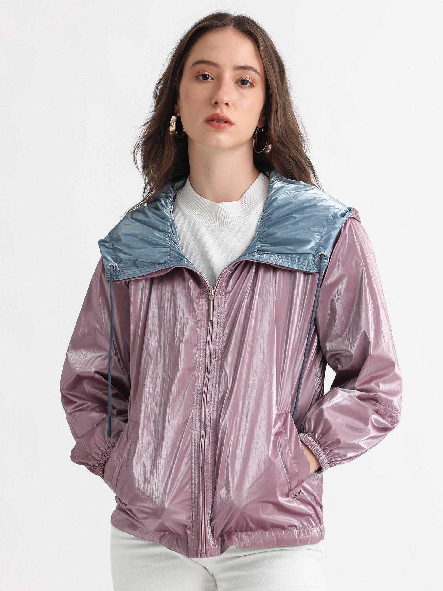 erbert pink solid jacket