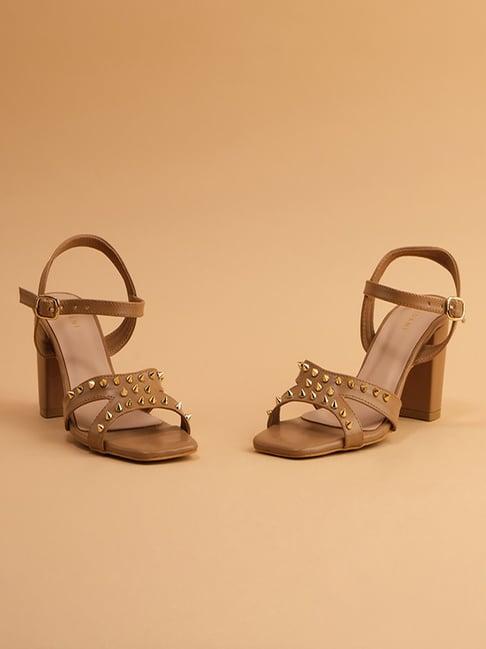 eridani women's cleo beige ankle strap sandals