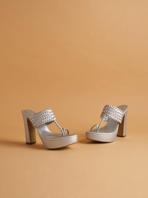 eridani women's frida silver toe ring sandals