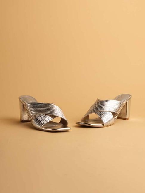 eridani women's jace silver cross strap sandals