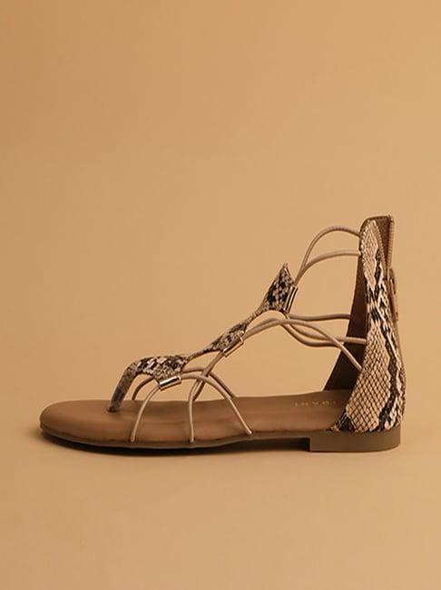 eridani women's rue beige gladiator sandals