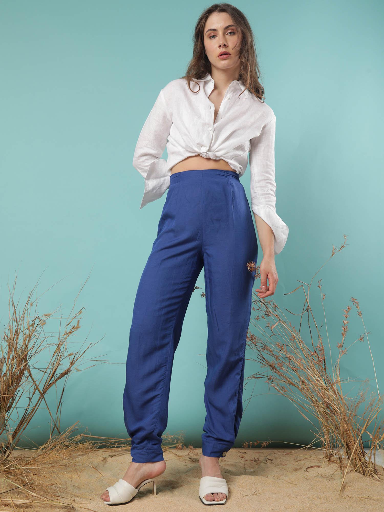 erin blue trouser