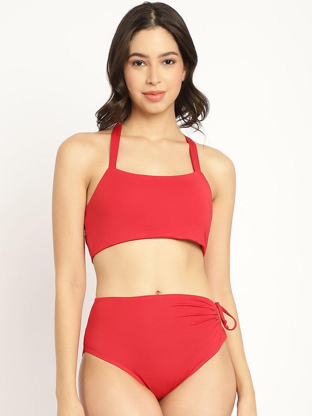 erotissch padded removal cups tie-ups swim bikini set