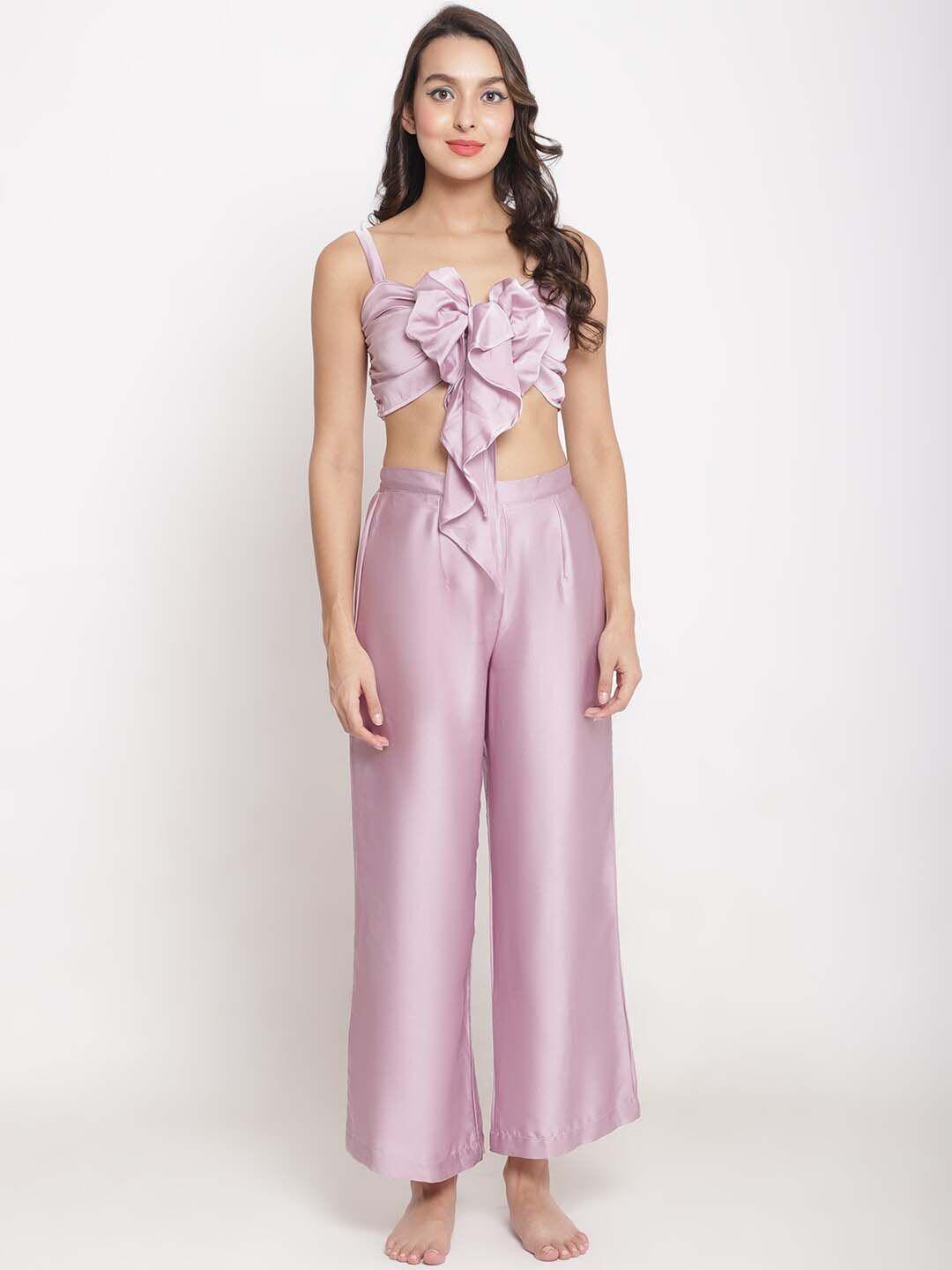 erotissch women purple beachwear cover up set
