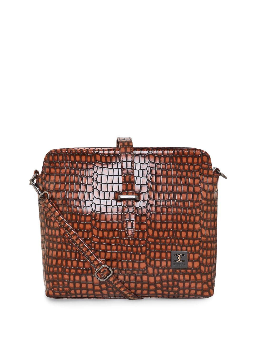esbeda textured structured satchel bag