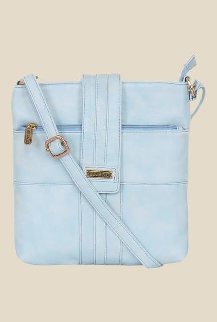 esbeda blue synthetic sling bag