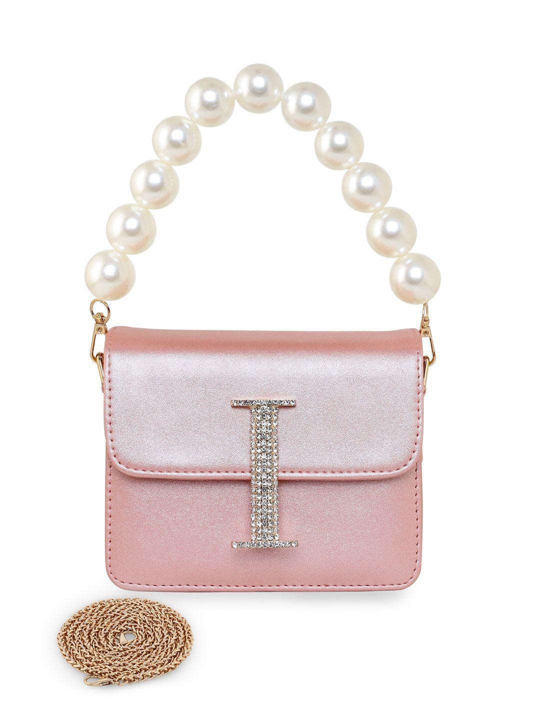 esbeda embellished structured sling bag