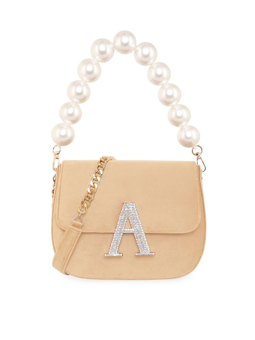 esbeda embellished structured sling bag