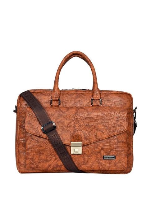 esbeda tan large laptop messenger bag