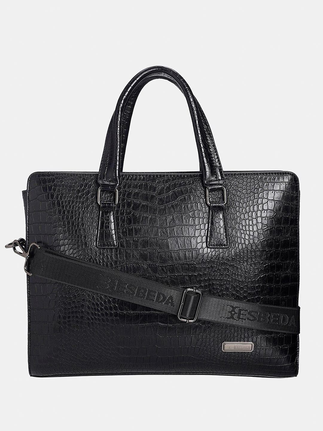 esbeda textured laptop bag