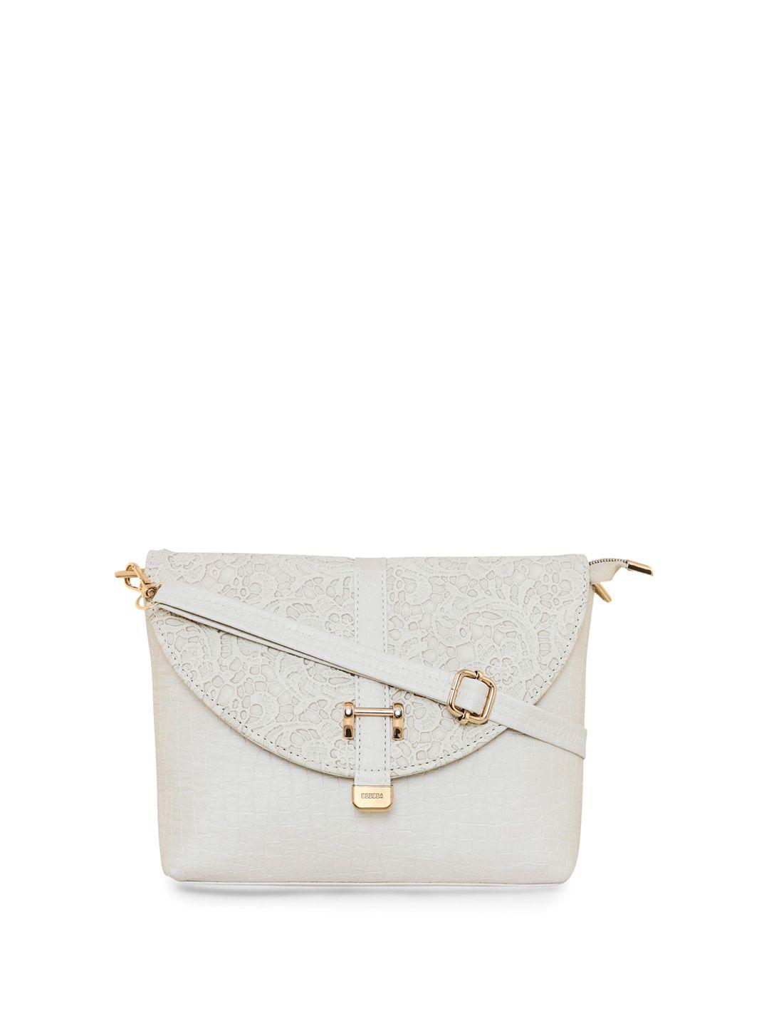 esbeda textured structured sling bag