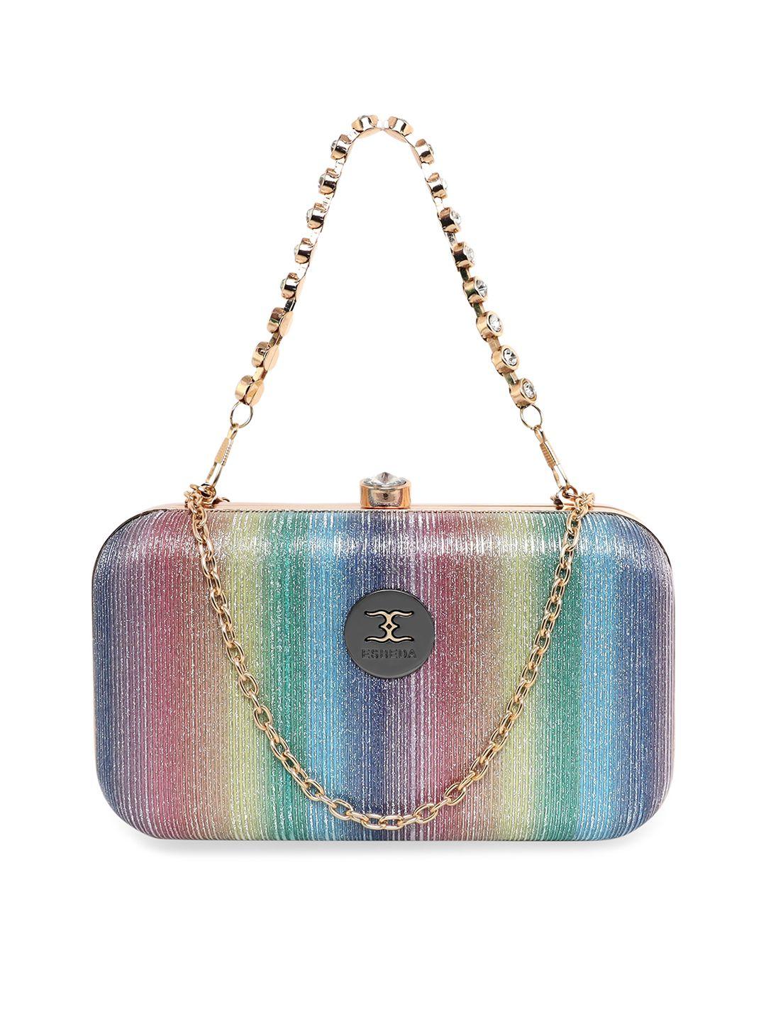 esbeda women multicoloured box clutch