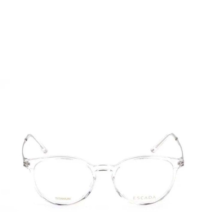 escada vesd2251880fr white oval eyewear frames for women