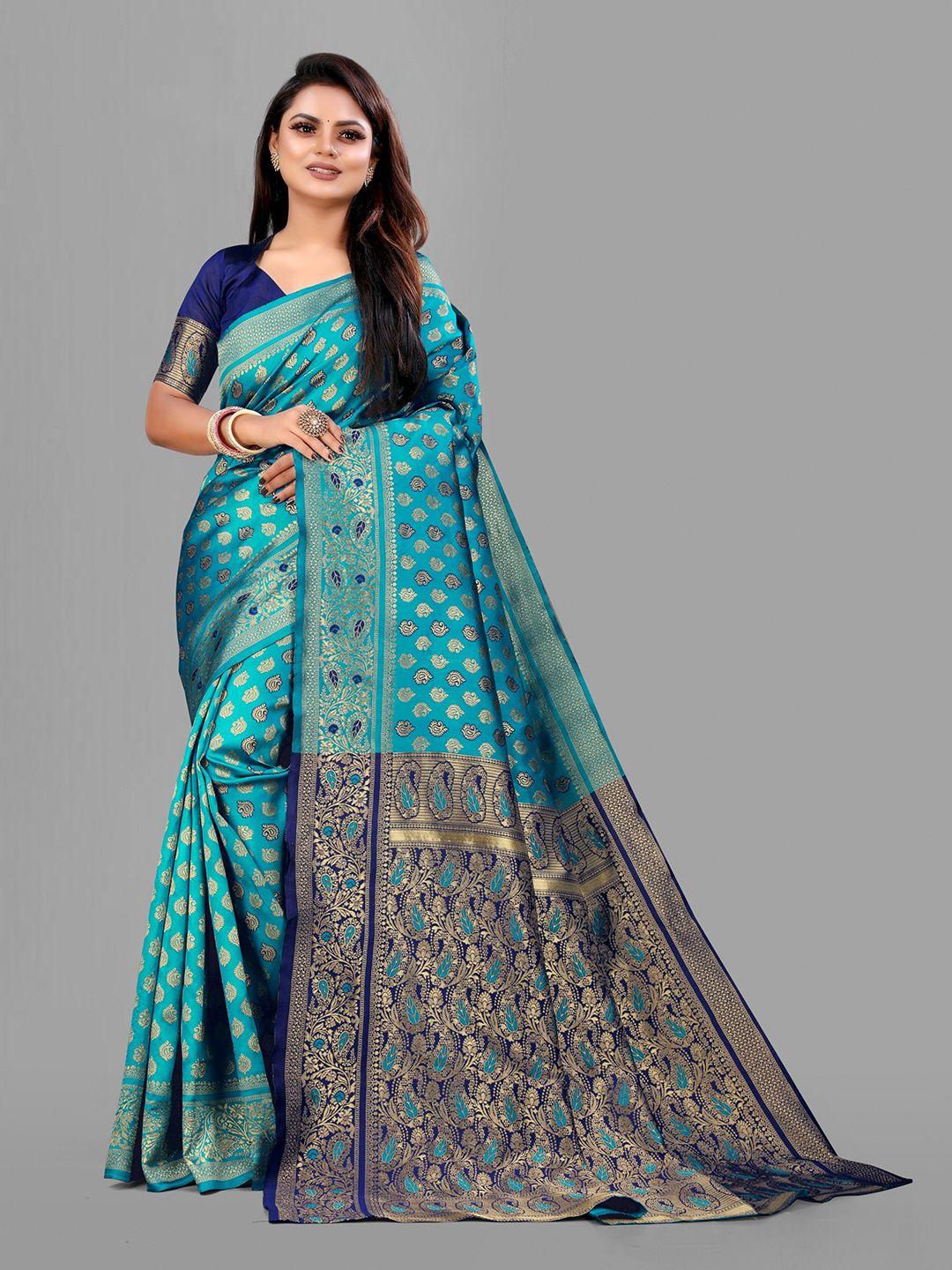 eshami woven design zari banarasi saree