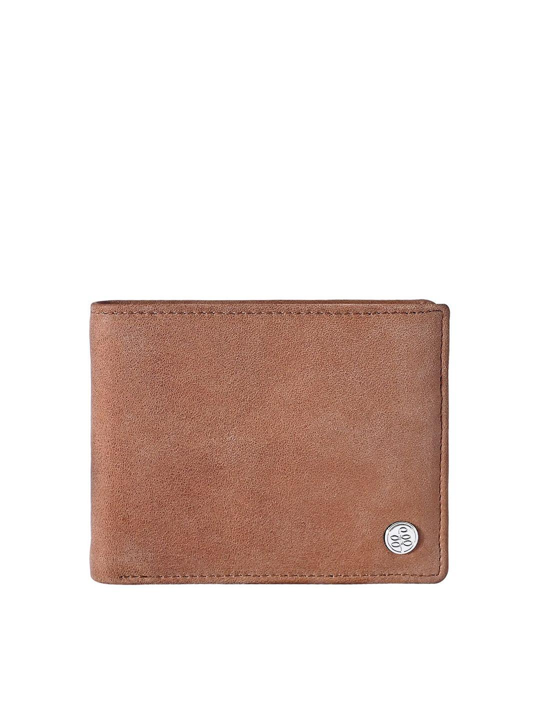 eske men textured leather rfid water resistant two fold wallet