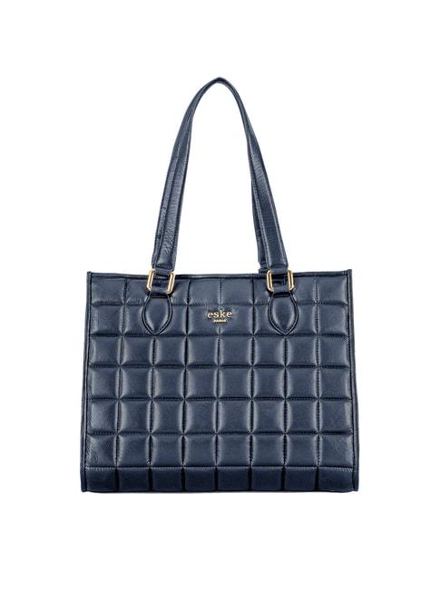 eske-navy-quilted-large-tote-handbag