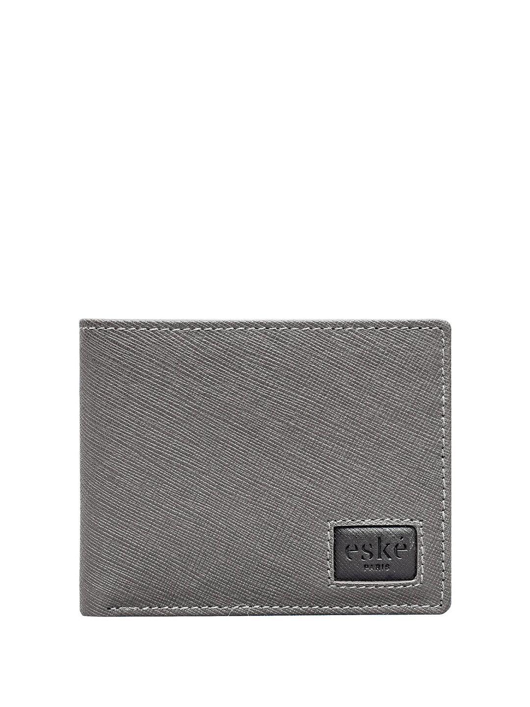 eske men leather two fold wallet