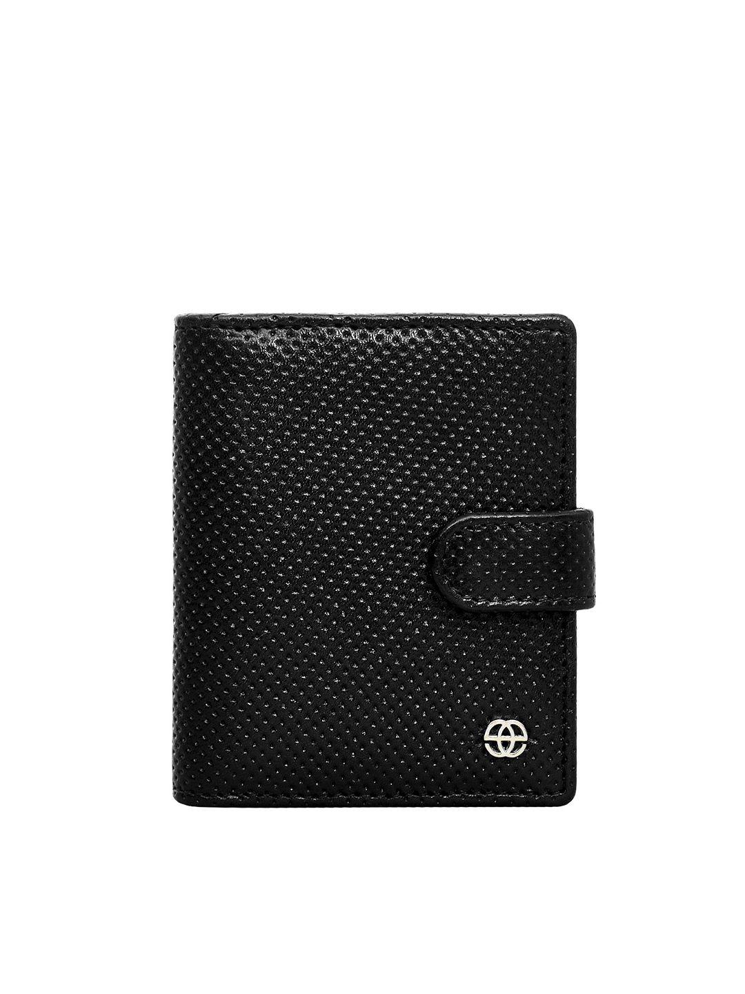 eske men textued leather card holder