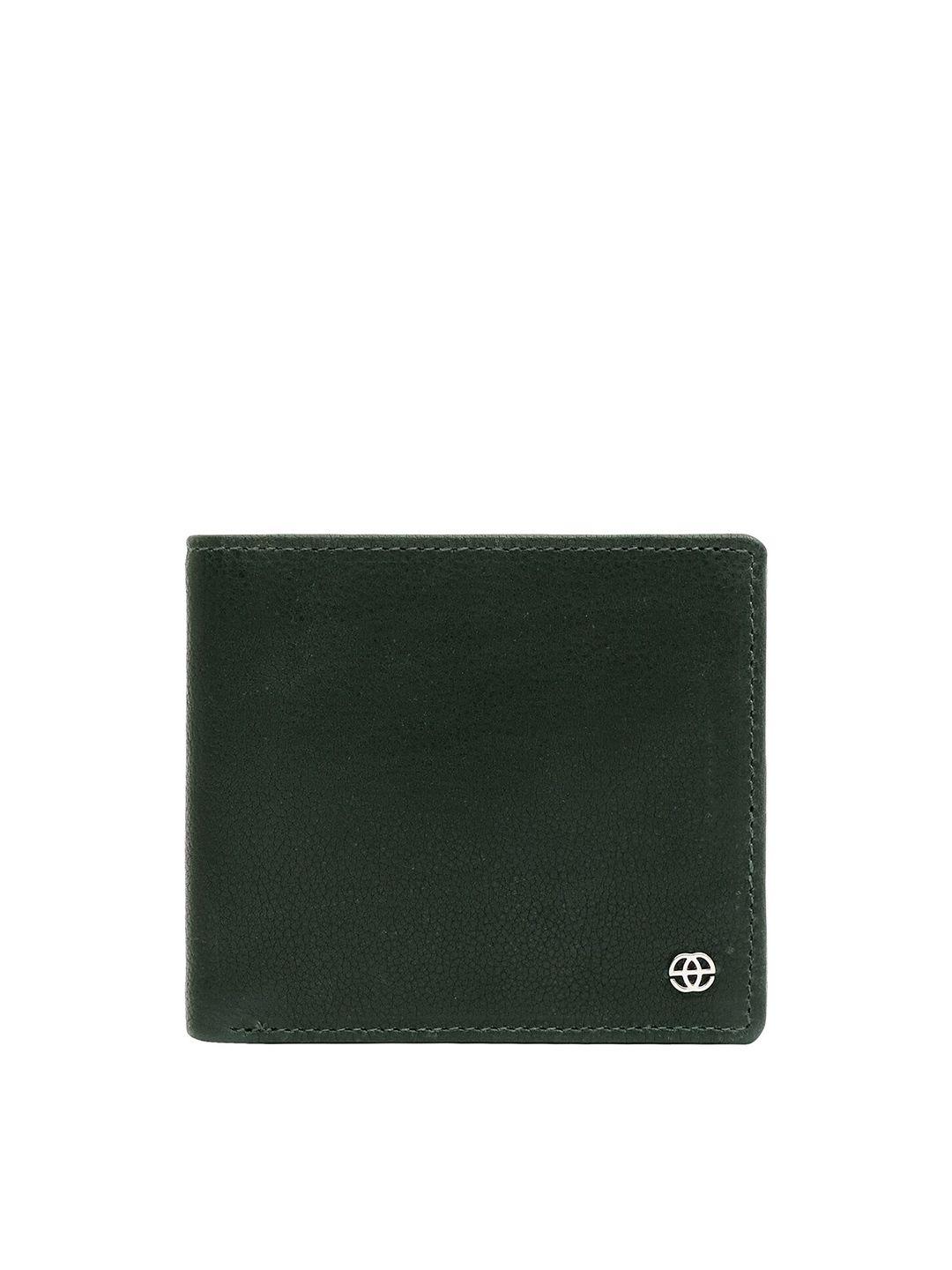 eske men textured leather two fold wallet
