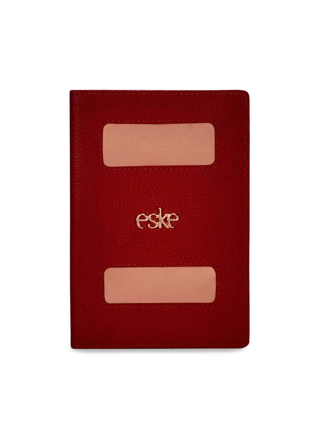 eske unisex red passport holder