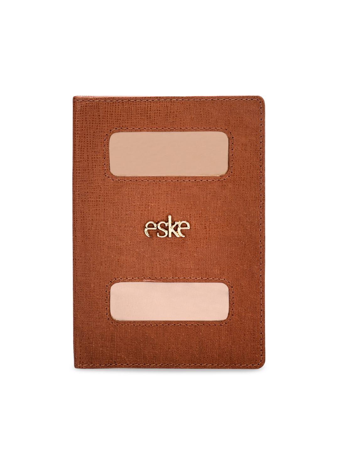 eske unisex tan passport holder