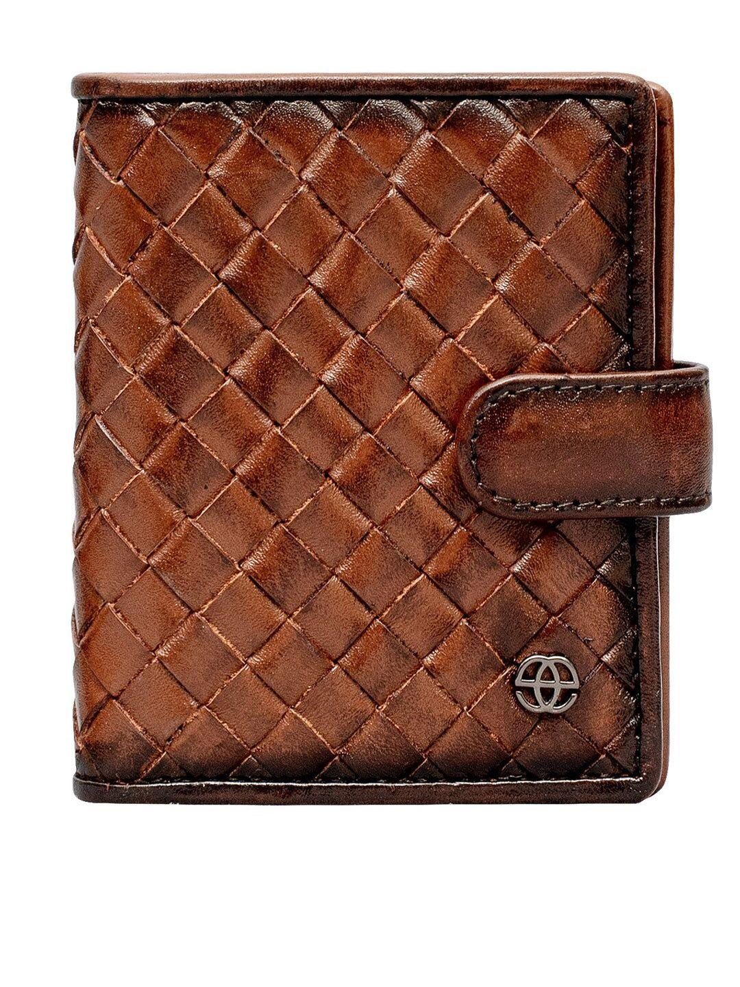 eske unisex textured rfid leather card holder