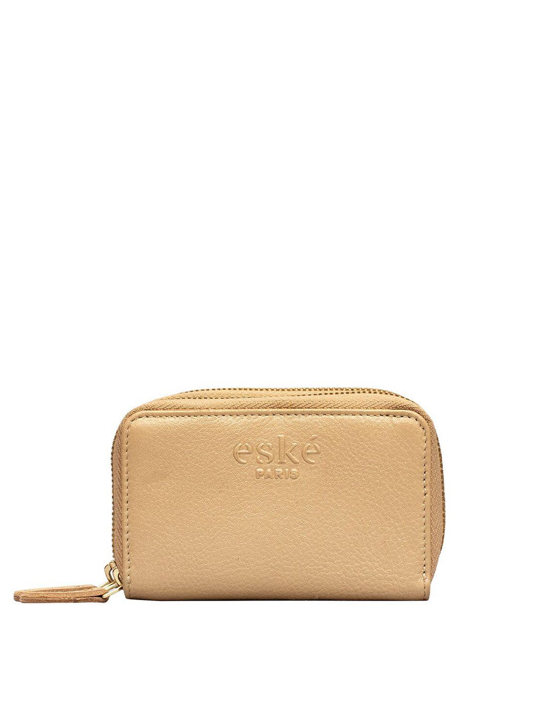 eske women leather zip around wallet