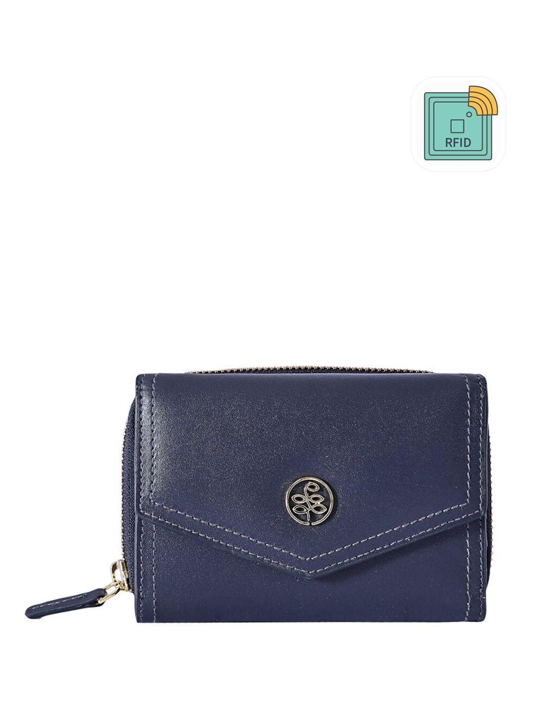 eske women leather zip detail zip around wallet