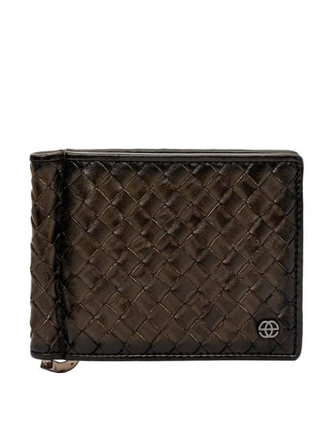 eske yukon brown casual leather money clip wallet for men