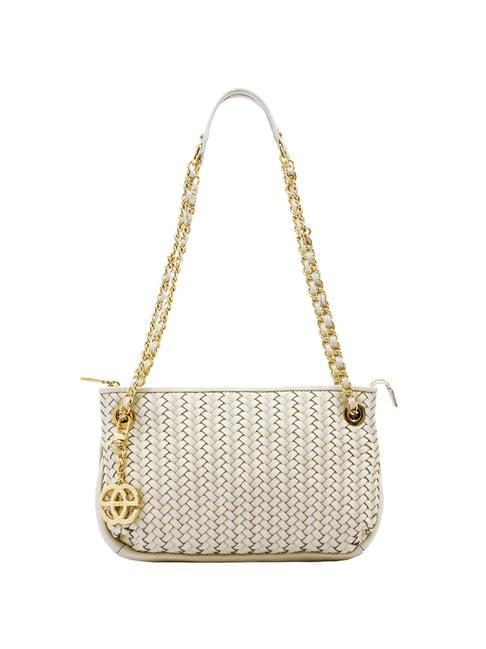 eskewhite textured medium handbag