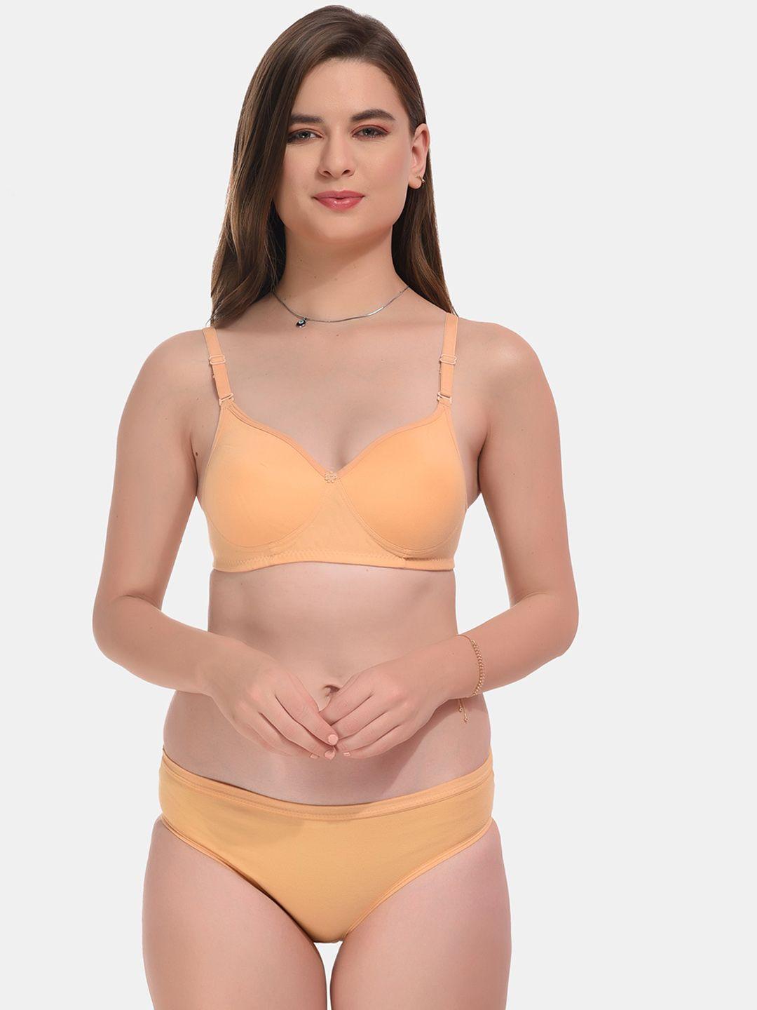 esoroucha lightly padded non wired lingerie set