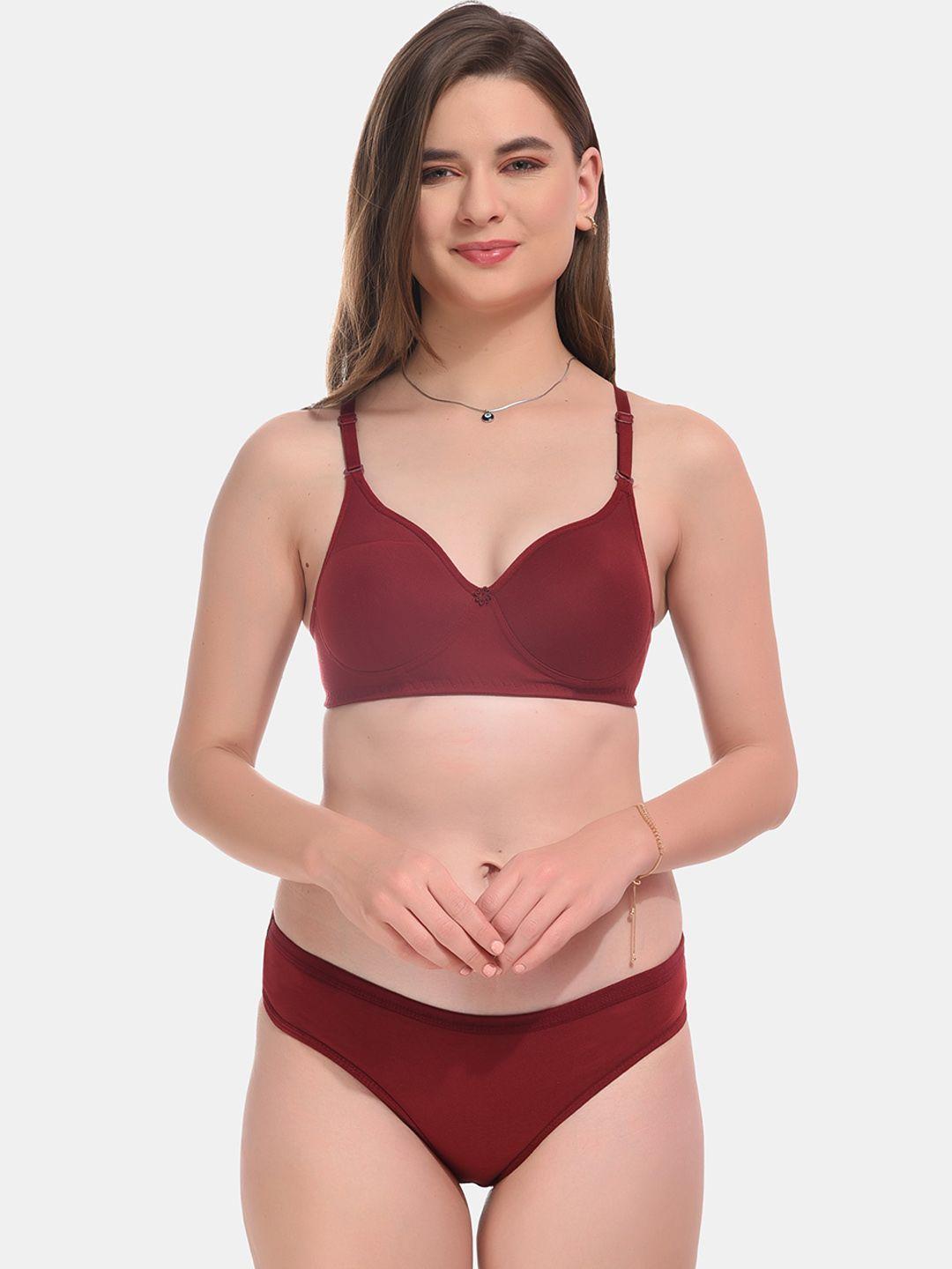 esoroucha lightly padded non wired lingerie set