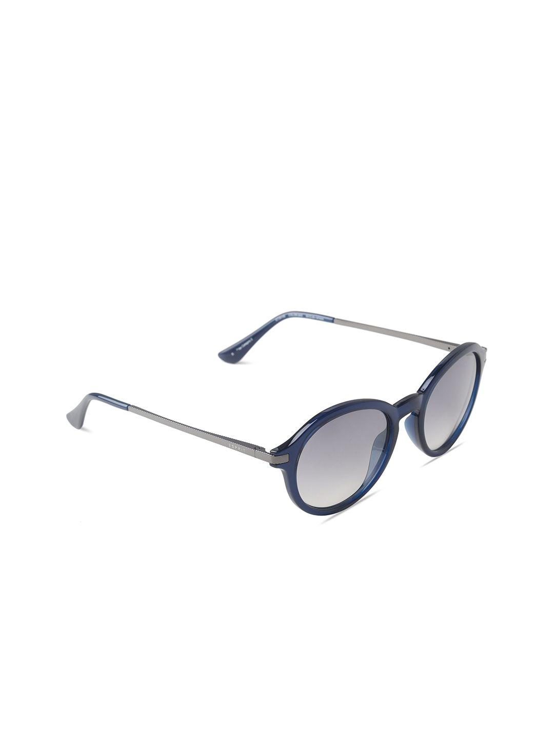 esprit women blue lens & blue round sunglasses with uv protected lens
