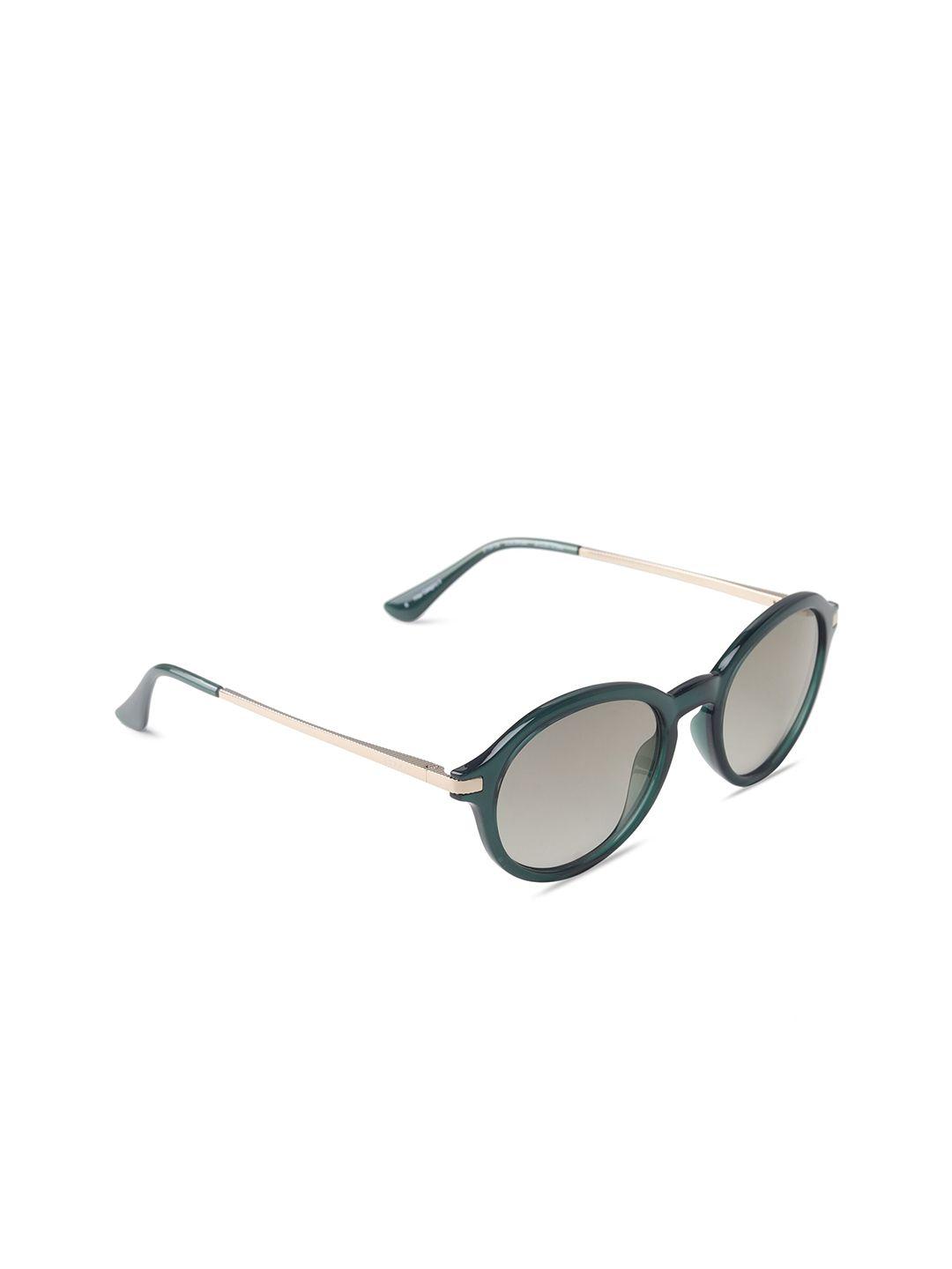 esprit women green lens & green uv protected lens round sunglasses et39105-50-547