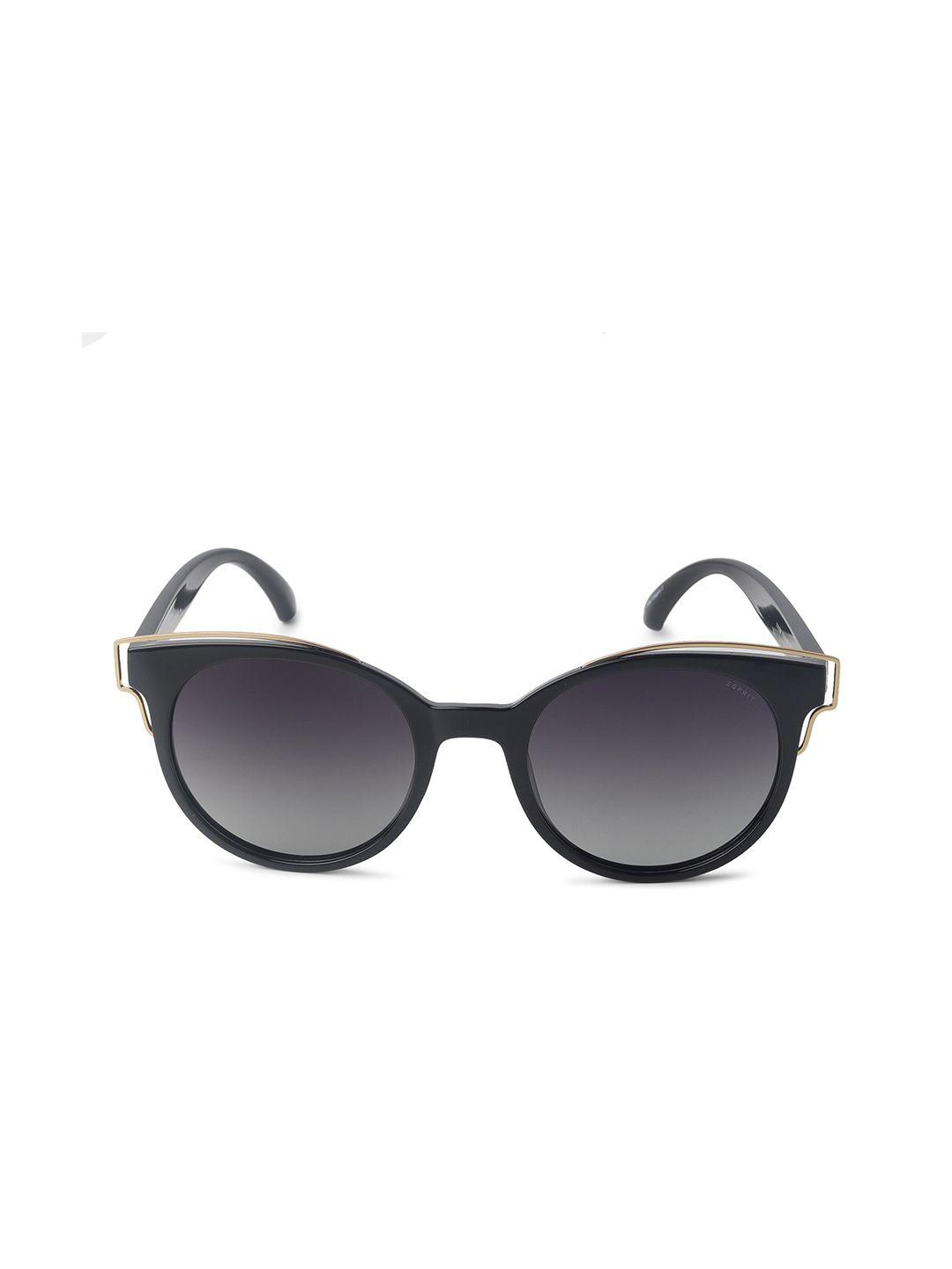esprit women grey lens & black other sunglasses with polarised lens