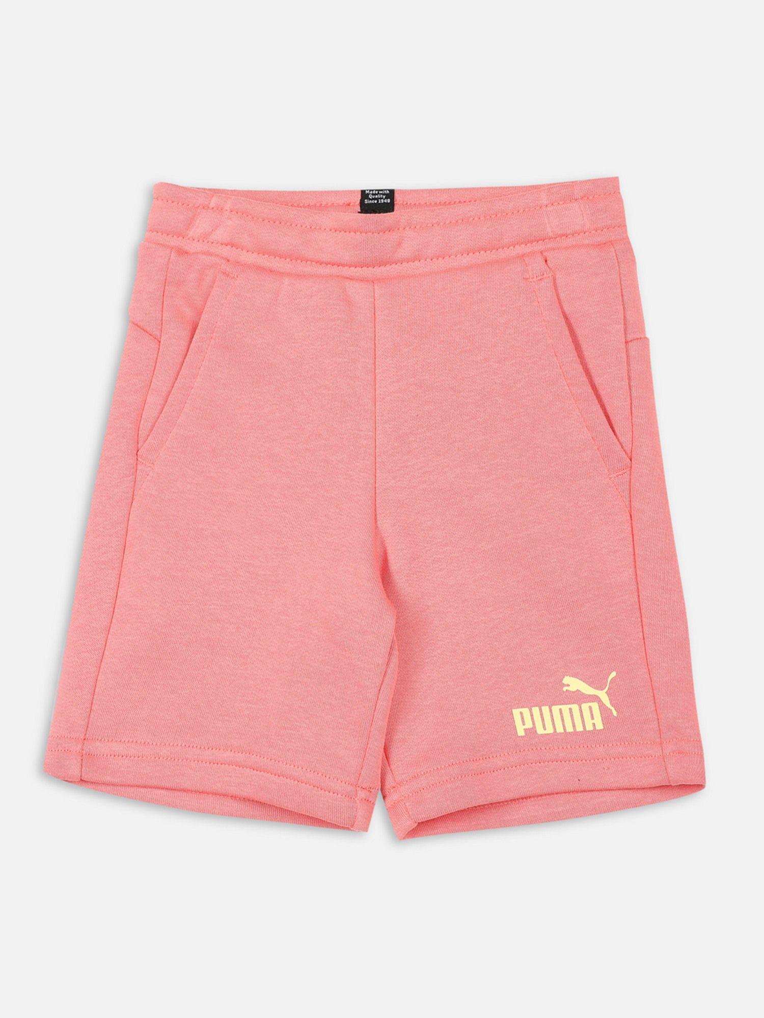 ess sweat boys pink shorts