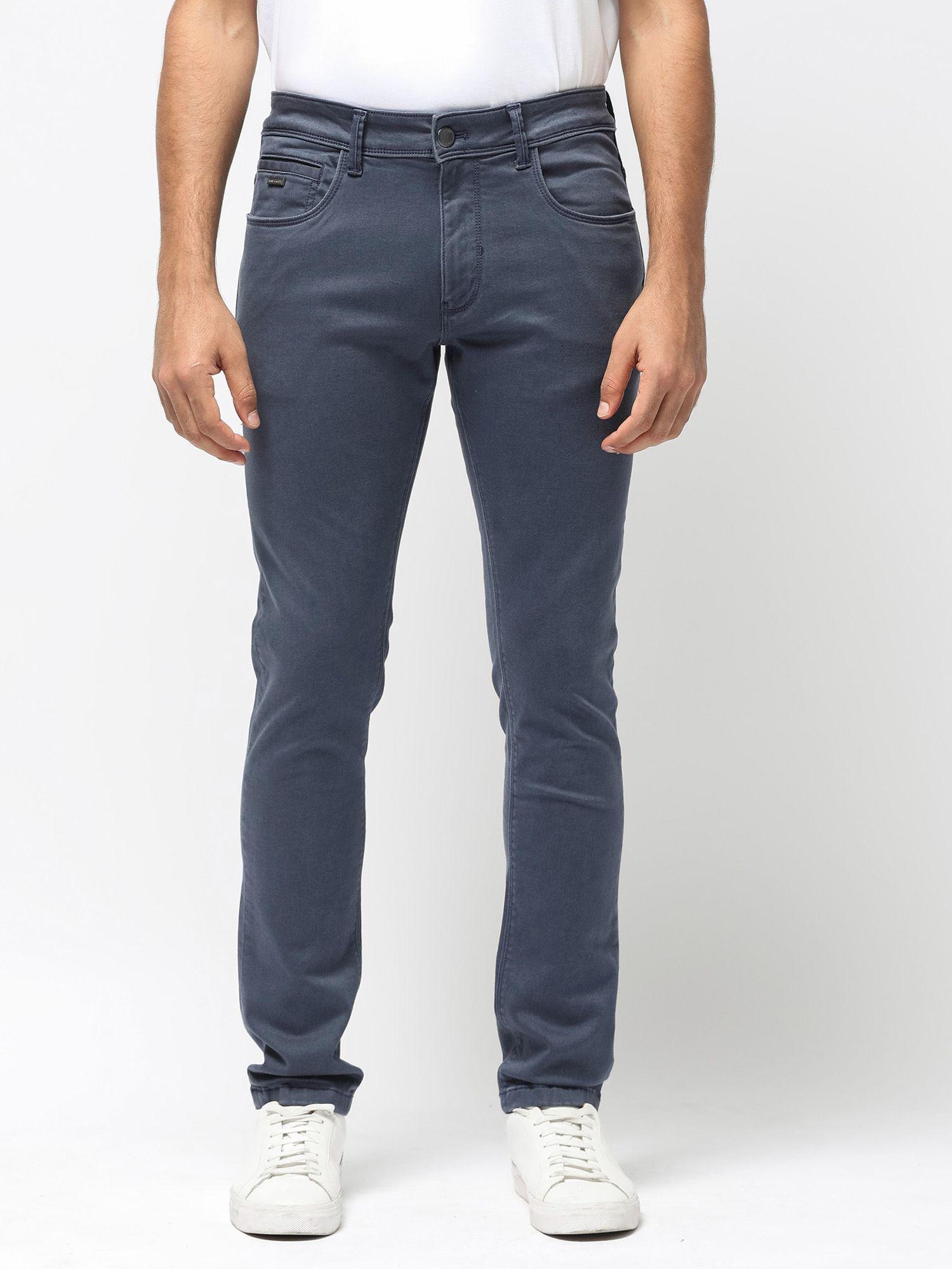 essen light purple solid jeans