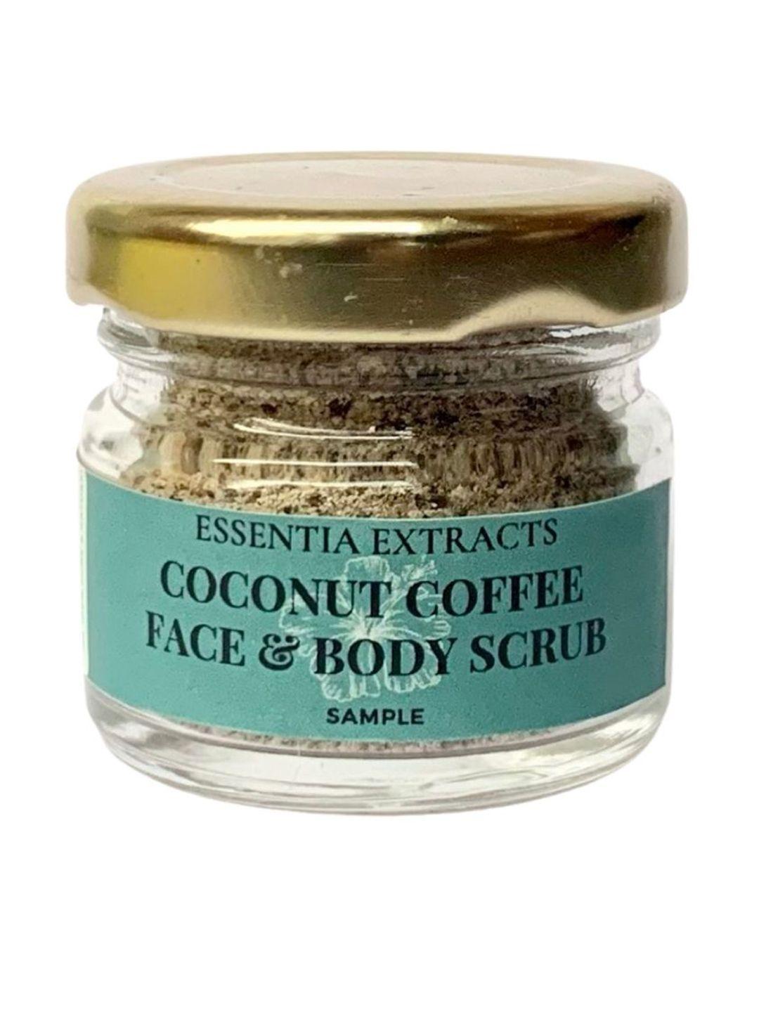 essentia extracts coconut coffee face & body exfoliating scrub - 15 g