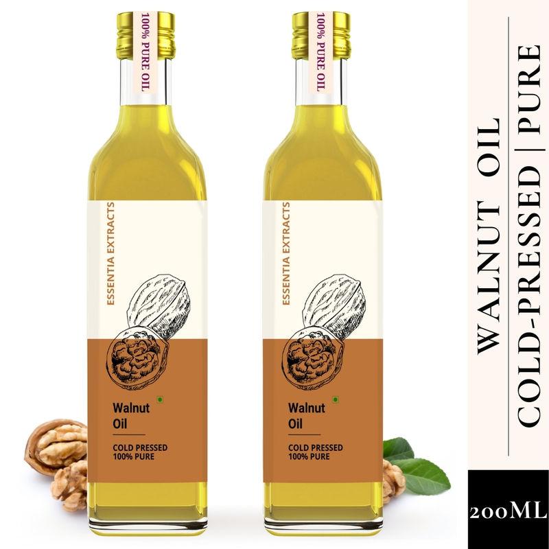 essentia extracts combo of 2 cold-pressed walnut oils