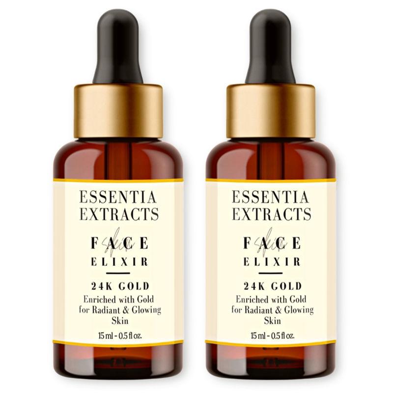 essentia extracts face elixir 24k gold - pack of 2