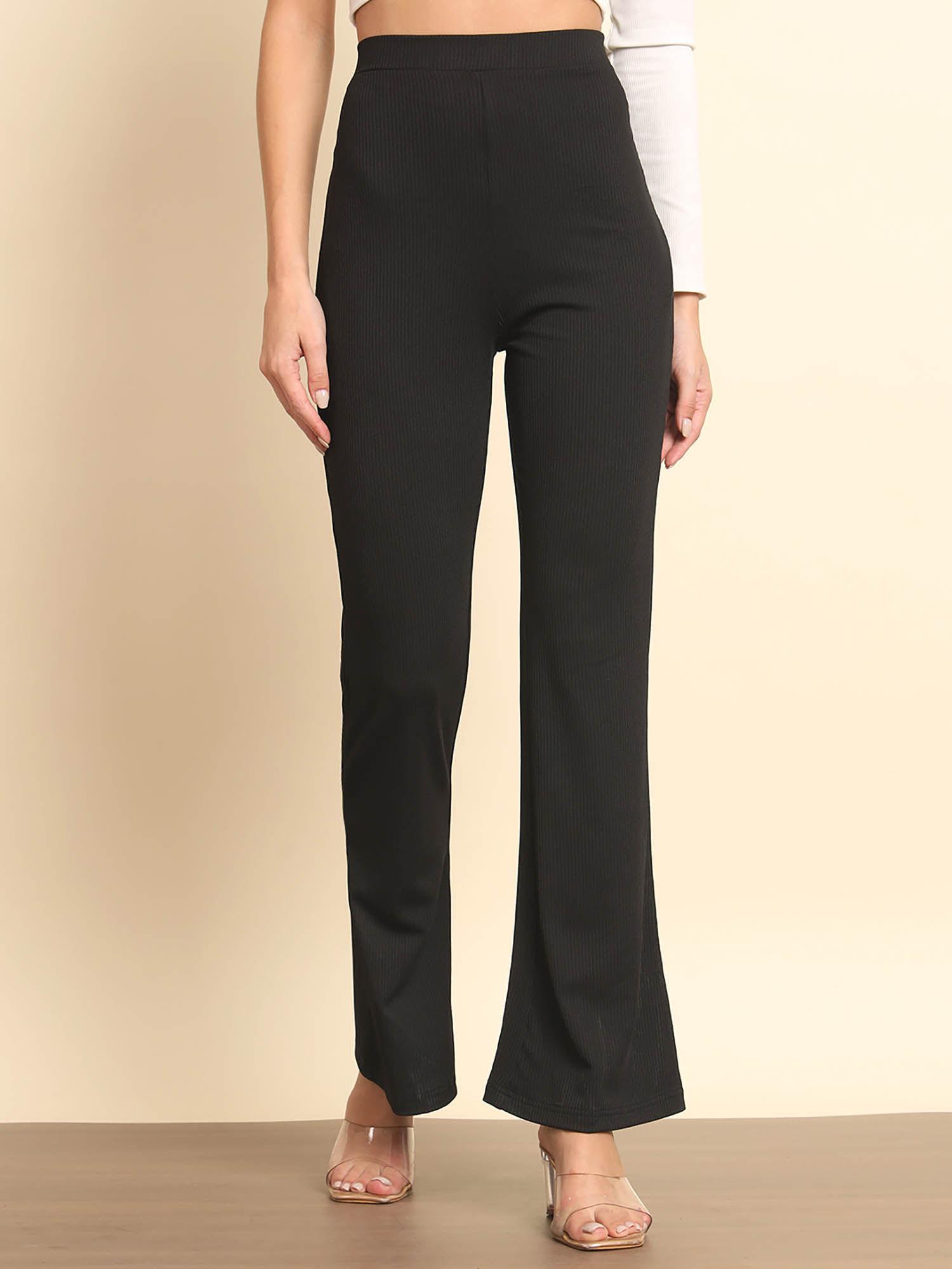 essential black trousers