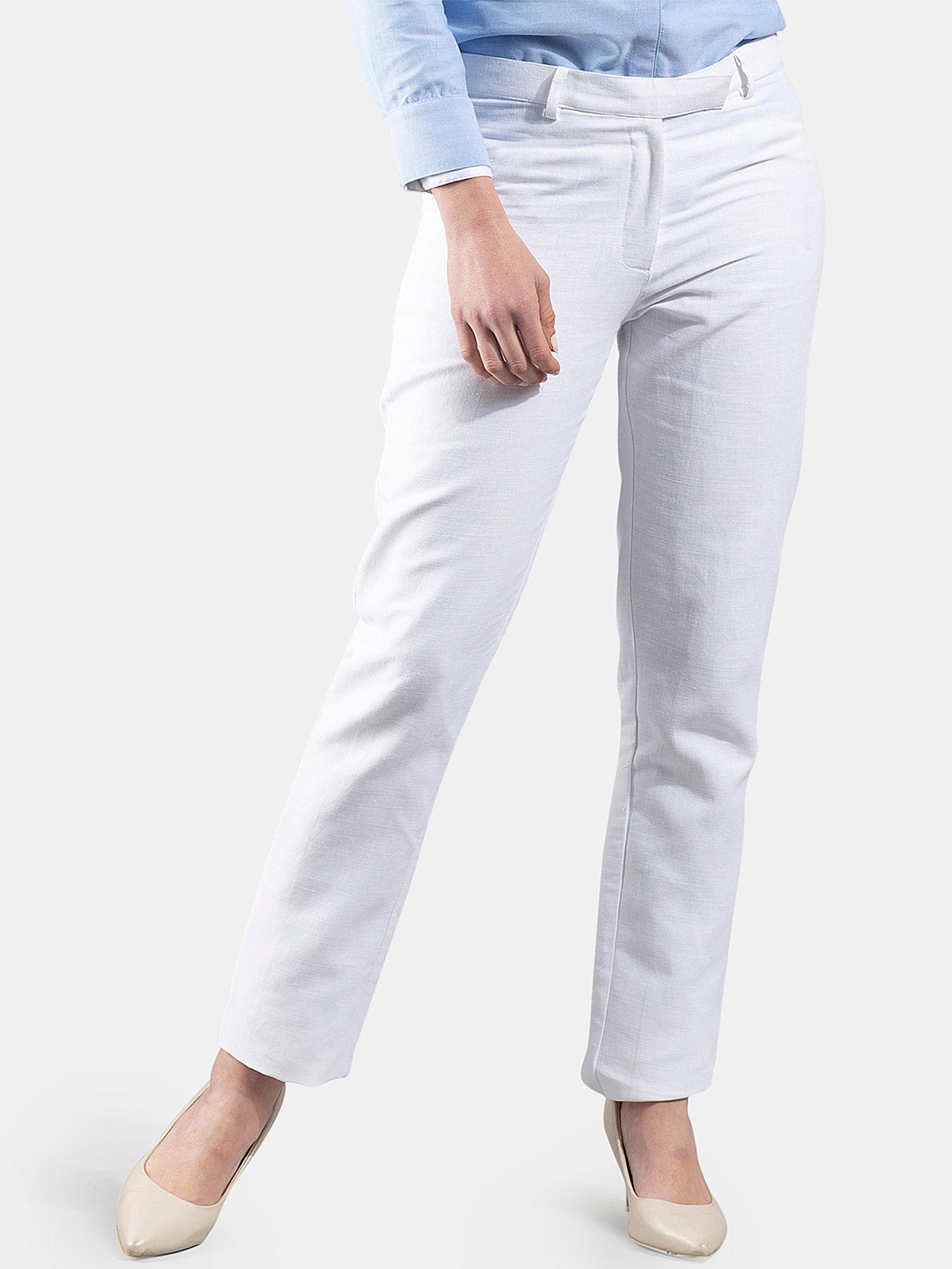 essential linen trousers