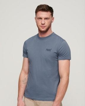 essential logo embroidered t-shirt