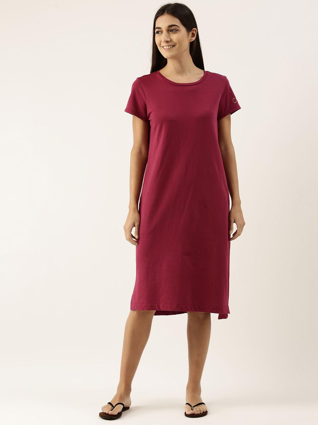 essential pure cotton terry comfy lounge dress