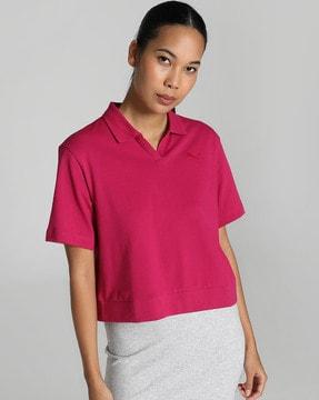 essential relaxed fit polo t-shirt