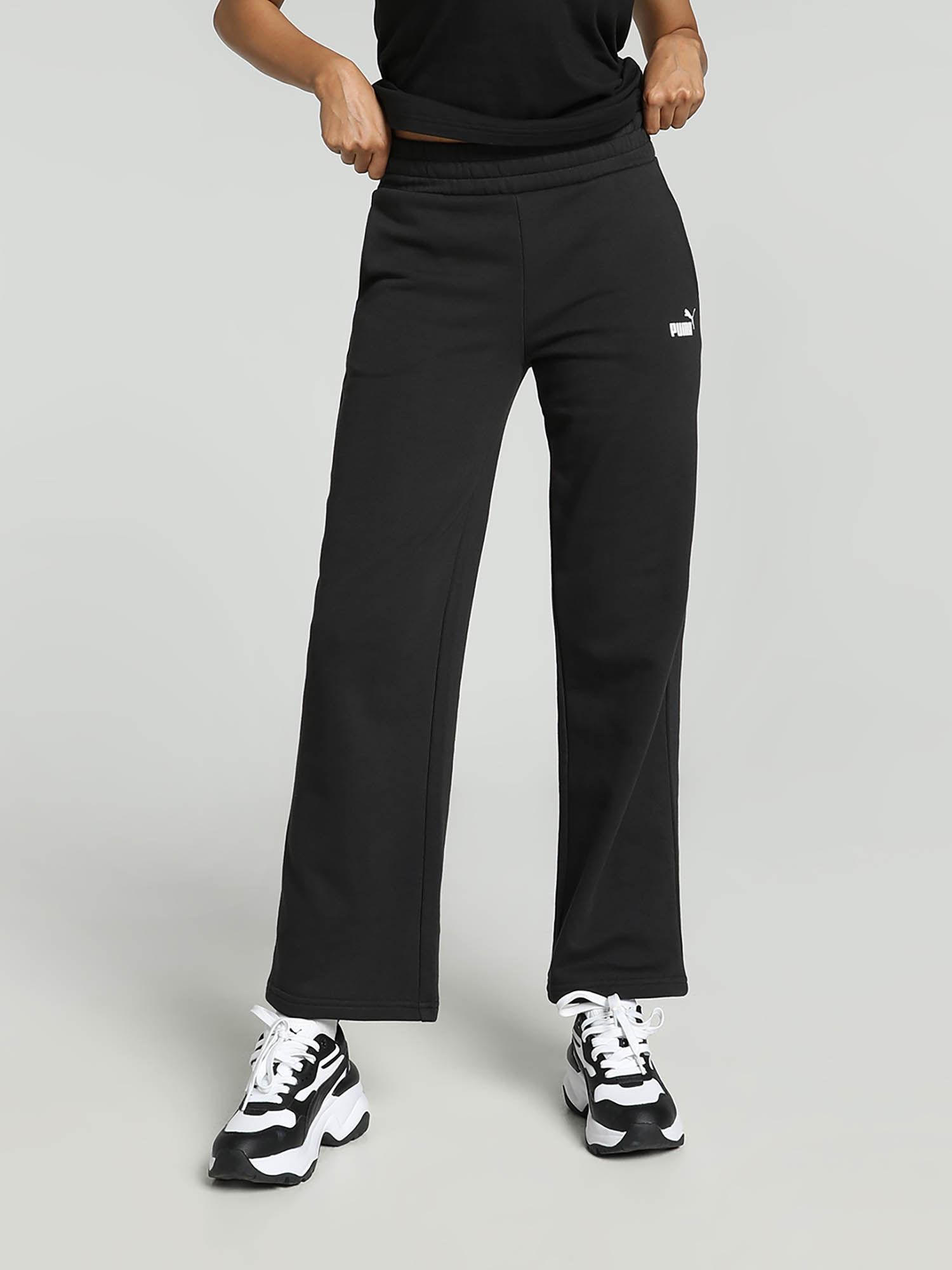 essentials+ straight leg tr women's black pants