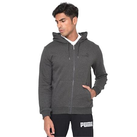 essentials fleece hooded men's jacket