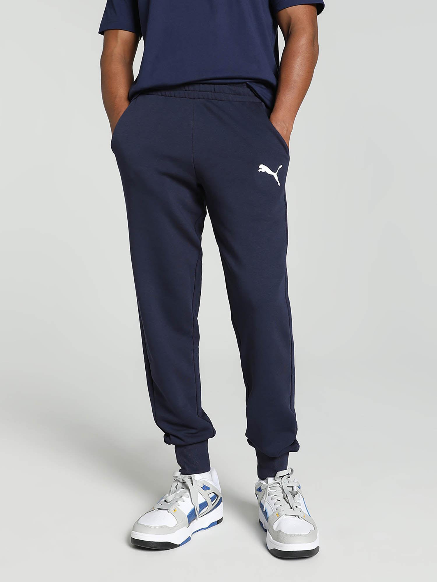 essentials logo tr cl men's blue pants