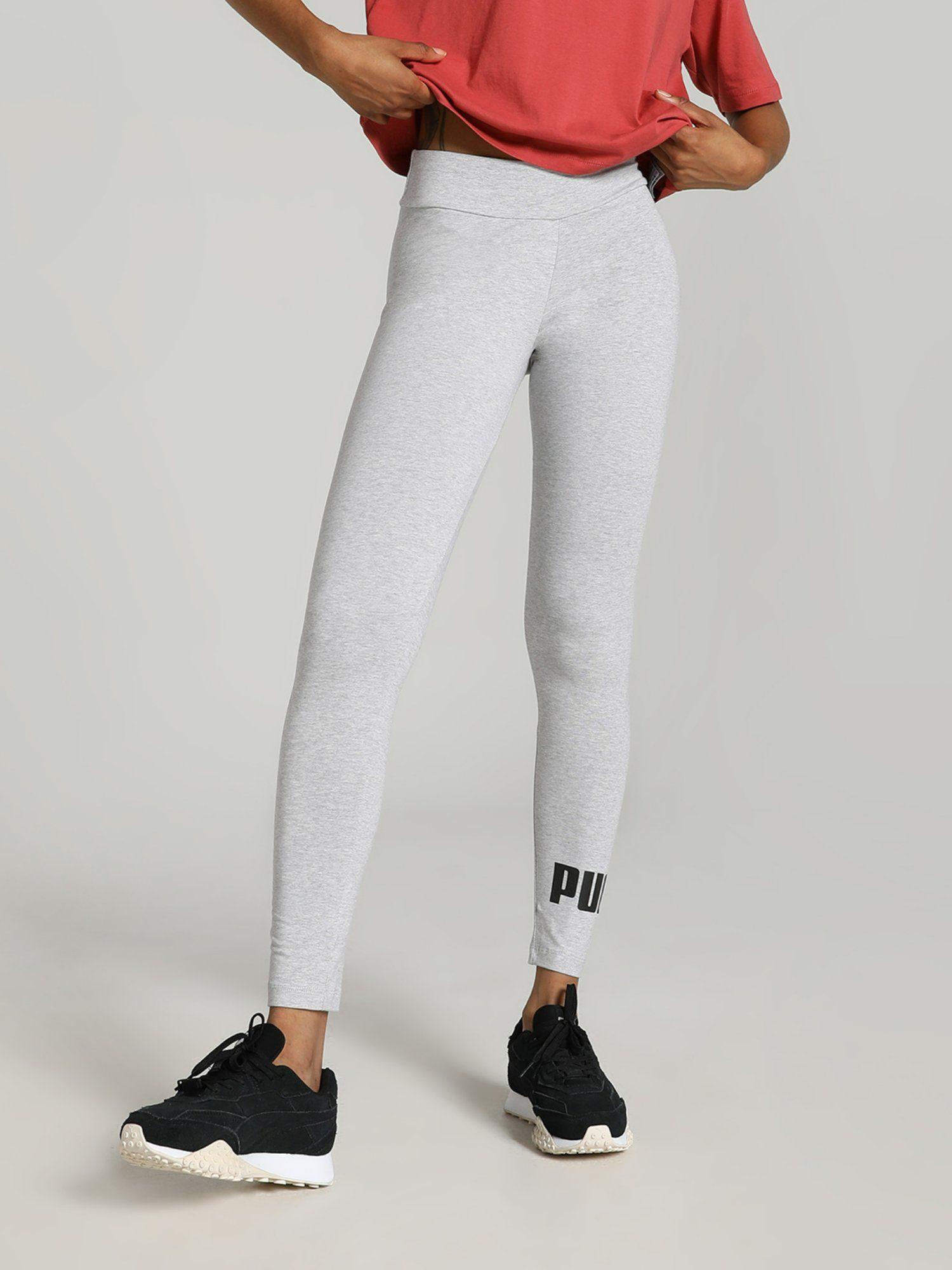 essentials logo women grey tights